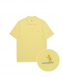 엠니(M.Nii) M.Nii x LAB12 OVER FIT PK T-Shirts / Yellow