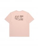 엠니(M.Nii) M.Nii x LAB12 Retro Logo T-Shirts / Pink