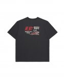 엠니(M.Nii) M.Nii x LAB12 Retro Logo T-Shirts / Charcoal
