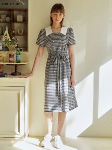 4.41 CHECK SAILOR DRESS_NAVY