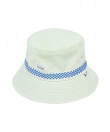 Checkerboard Line Bucket Hat Mint
