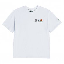NAPC 크루 로고 1/2 티셔츠 화이트