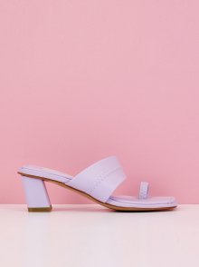 Stitch Sandal Heel (Violet)