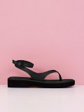 Ankle Platform Sandal (Black)