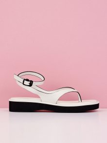 Ankle Platform Sandal (Ivory)