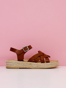 Double Twist Sandal (Brown)