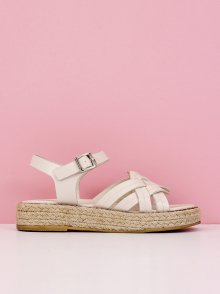 Double Twist Sandal (Ivory)