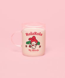 (LV-21331) ROLAROLA X MY MELODY GLASS MUG CUP MULTI