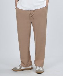 F.WRINKLE BAND PANTS (BEIGE)