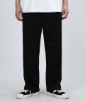 F.WRINKLE BAND PANTS (BLACK)