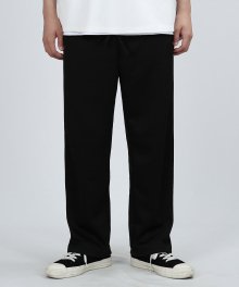 F.WRINKLE BAND PANTS (BLACK)