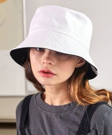 [unisex]21 REVERSIBLE WHITE/BLACK BUCKET HAT