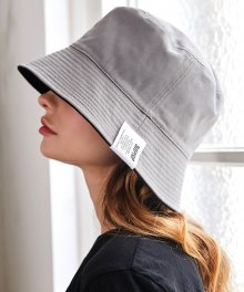 [unisex]21 REVERSIBLE GRAY/BLACK BUCKET HAT