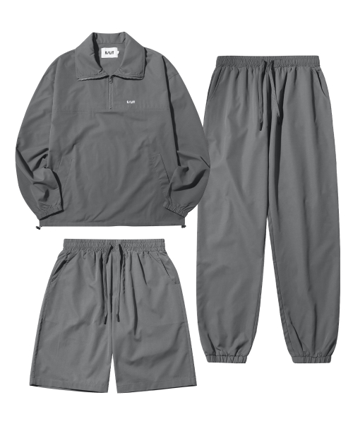 [SET] Анорак и брюки Steady Light 3P Charcoal