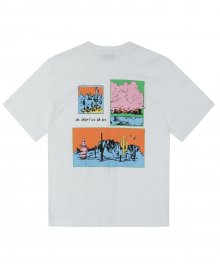 neon arizona t-shirt white