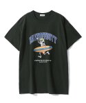 해브오프듀티(HAVEOFFDUTY) 서핑 트립 티셔츠 (딥그린)