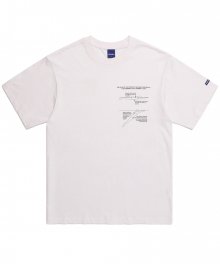 SWIMMING GUIDE TEE (WHITE)