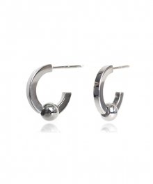 [Silver925] BB06 Rolling Ball Earrings