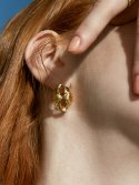 파피(POPPI) Shell stud earrings