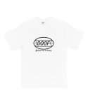 두프(DOOF) 오벌 엠블럼 로고 티셔츠(화이트)