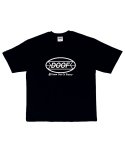 두프(DOOF) 오벌 엠블럼 로고 티셔츠(블랙)