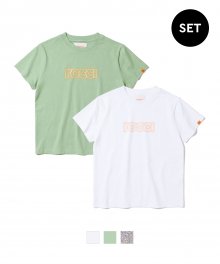 [패키지] 그라데이션 세미 타이트핏 티셔츠 2pack