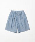 Chambray Western Shorts Indigo