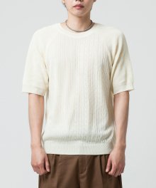 REVERSE LABEL KNIT (IVORY)