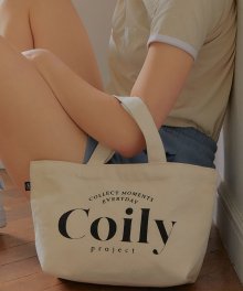 Cotton Logo Tote bag_natural