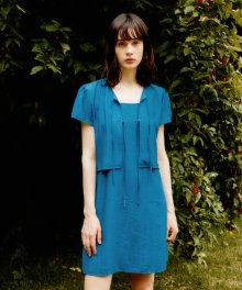 블루 티토 미니 원피스 / BLUE TITO MINI DRESS