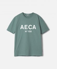 AECA BIG LOGO TEE-DUSTY OLIVE GREEN