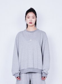 NEW LOGO SWEAT TOP (GREY)