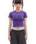 939 LOGO CROP TOP (PURPLE)