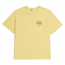 노맨틱 로프 로고 1/2 티셔츠 옐로우