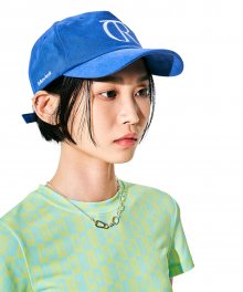 CURRENT X  MERLOT SYMBOL BASE BALL CAP KS [BLUE]