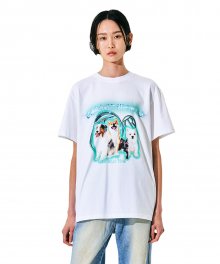 CURRENT X  MERLOT CURLOT WORLD SHORT SLEEVE TEE KS [WHITE]