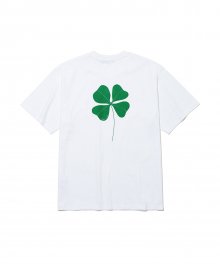 LUCKY CLOVER S/S TEE WHITE