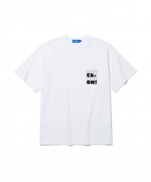 ROUNDED LOGO S/S TEE WHITE