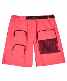 .S/T UTILITY POCKET SHORT PANTS - PINK