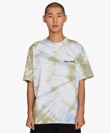 SIGNATURE WATER DYED TEE - BLUE