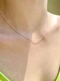 리엔느와르(leeENoir) C Chain Silver Necklace