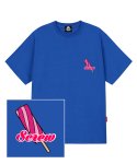 트립션(TRIPSHION) SCREW BAR 티셔츠 - 블루