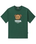트립션(TRIPSHION) BEAR LOGO 티셔츠 - 그린