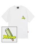 트립션(TRIPSHION) MELON BAR 티셔츠 - 화이트