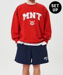 [SET]Varsity MNT Heavy Sweatshirt + MNT Sweat Shorts