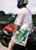멧앤멜(MATT AND MEL) [Patchwork Canvas Bag] Life in Travel-Tie-dye Lime
