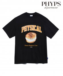 KNOTTED X P.E.DEPT® COCONUT DONUT TEE BLACK