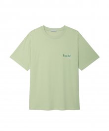 RECYCLED PLATED LOGO TEE mint