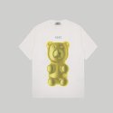 마스컬렉트(MARS COLLECT) 옐로우 베어 젤리 티셔츠 화이트