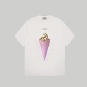 마스컬렉트(MARS COLLECT) 골드 핑크 콘 티셔츠 화이트